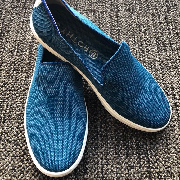 rothys teal sneaker